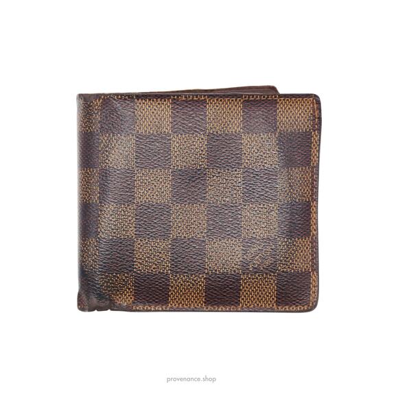 🔴 Louis Vuitton  Marco Wallet - Damier Ebene - Picture 1 of 10